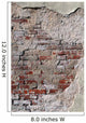 brick wall for a background. Wall Mural