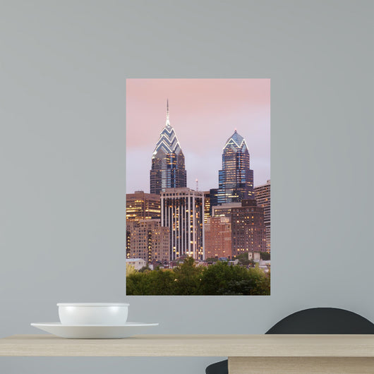 Philadelphia Skyline Wall Mural