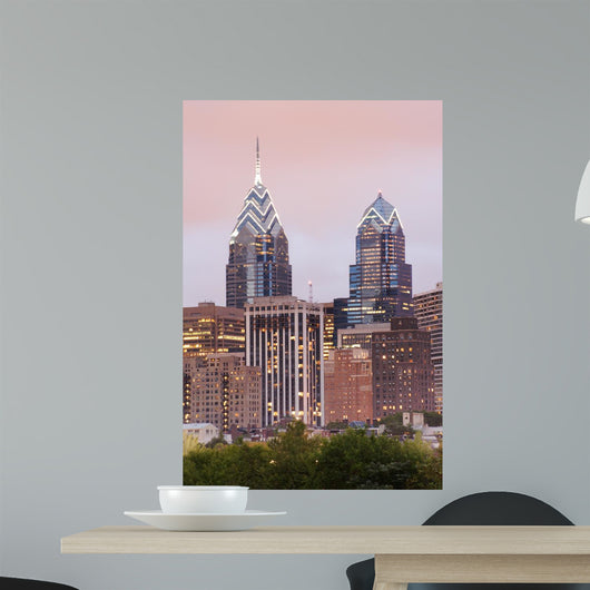 Philadelphia Skyline Wall Mural