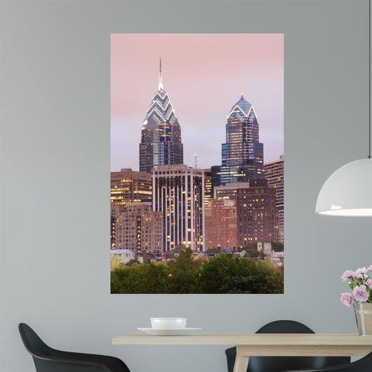 Philadelphia Skyline Wall Mural