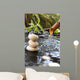 Trois petits galets blanc Wall Mural