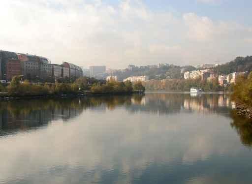 Rhone and Cite Internationale Wall Decal