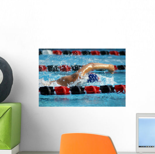 swimmer Wall Mural