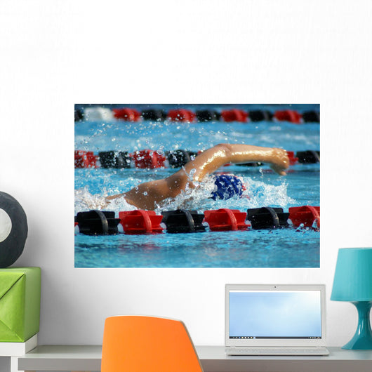 swimmer Wall Mural
