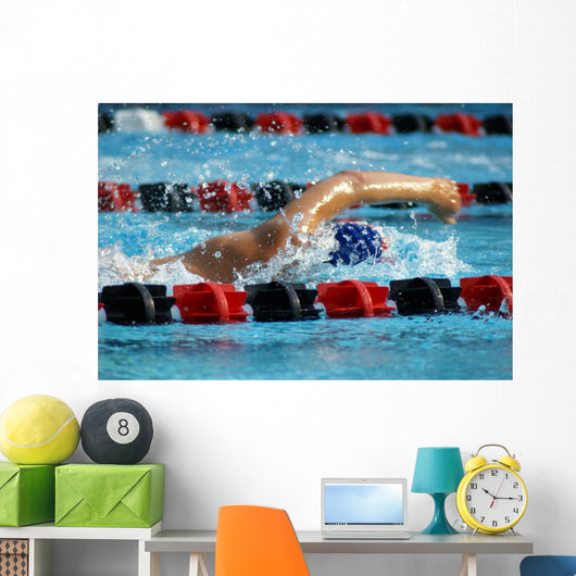 swimmer Wall Mural