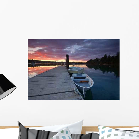 Sunset Harbor Wall Decal Design 6