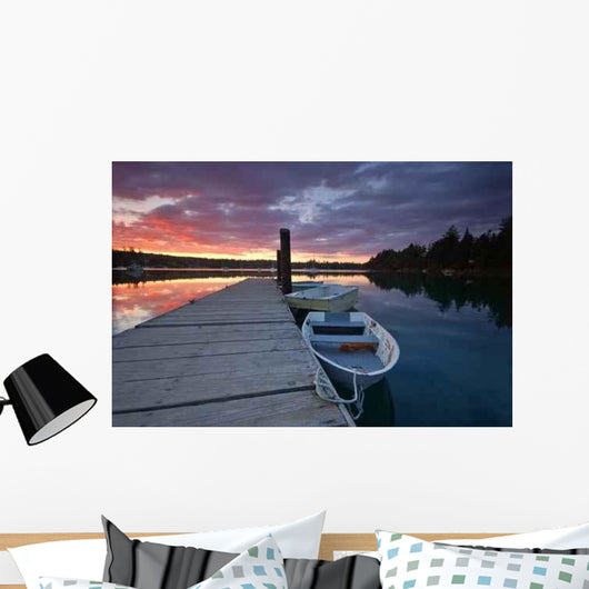Sunset Harbor Wall Decal Design 6
