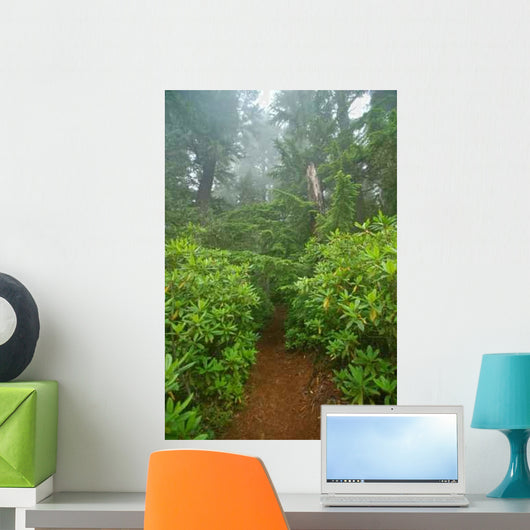 Pacific Northwest Rainforest Wall Decal Design 2