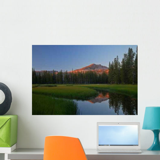 Mountain Reflections Wall Decal