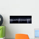 Black Night White Light Wall Decal