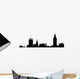 Silhouette of London houses of parliament skyline Wall Decal