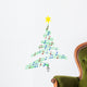 carol music christmas tree Wall Decal