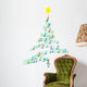 carol music christmas tree Wall Decal