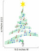 carol music christmas tree Wall Decal