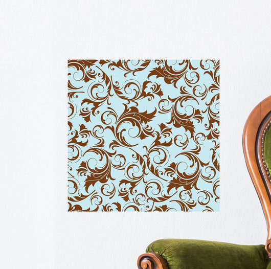 seamless floral background Wall Mural