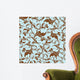 seamless floral background Wall Mural