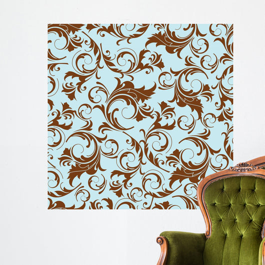 seamless floral background Wall Mural