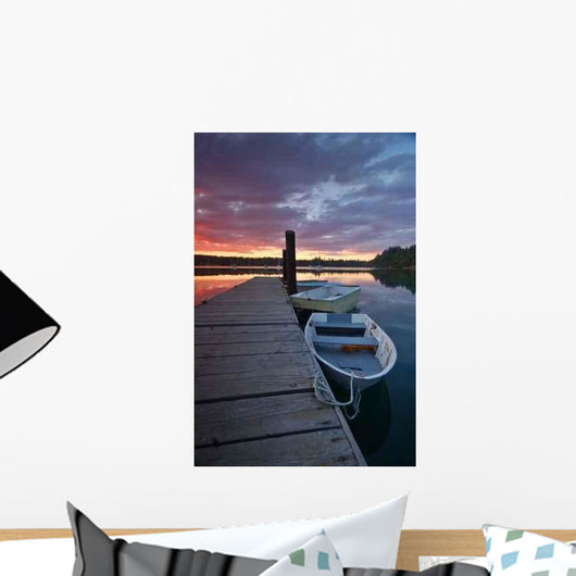 Sunset Harbor Wall Decal Design 5