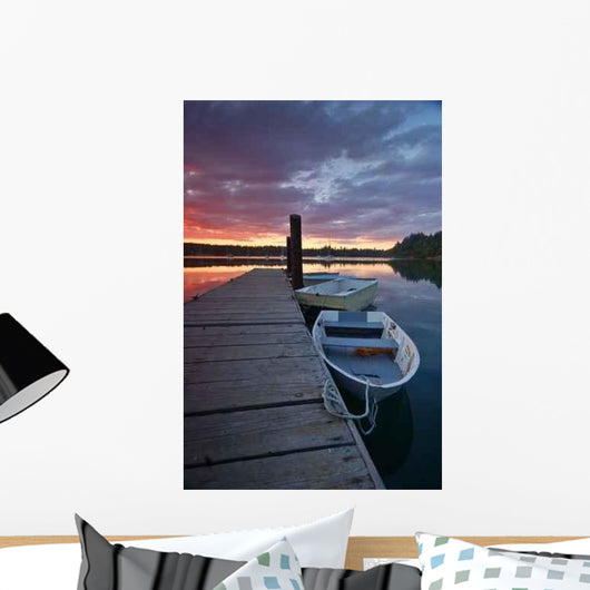 Sunset Harbor Wall Decal Design 5