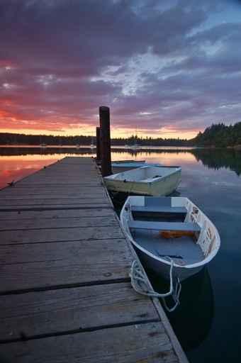 Sunset Harbor Wall Decal Design 5