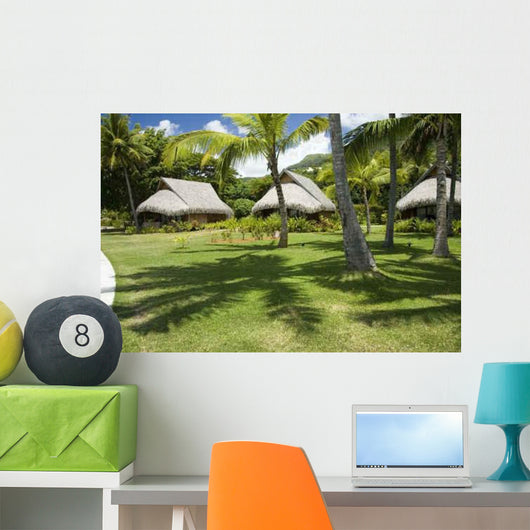 Tropic Garden with Palms Wall Decal
