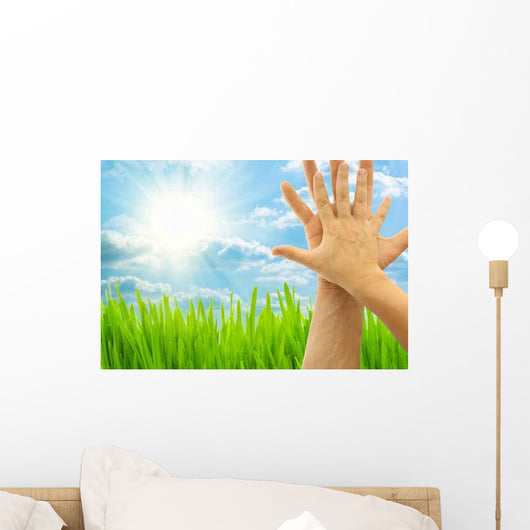 Love Touching Wall Decal