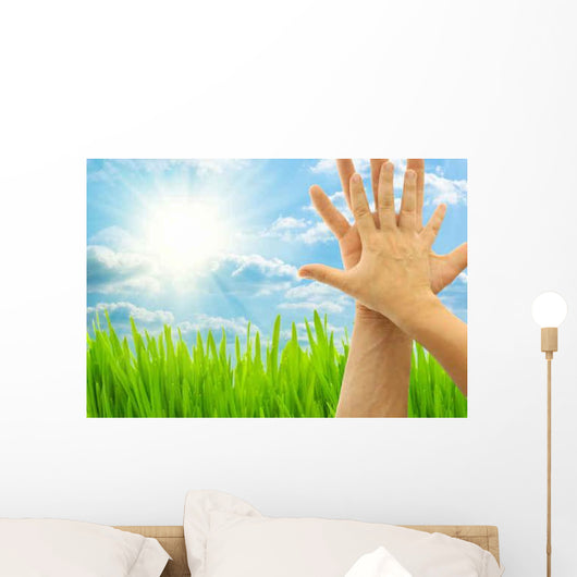Love Touching Wall Decal