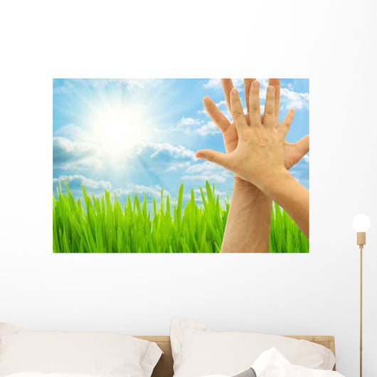 Love Touching Wall Decal