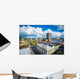 Buildings Downtown Asheville North Wall Decal