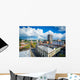 Buildings Downtown Asheville North Wall Decal