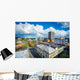 Buildings Downtown Asheville North Wall Decal