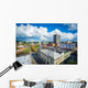 Buildings Downtown Asheville North Wall Decal