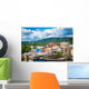 Buildings Downtown and Town Wall Decal