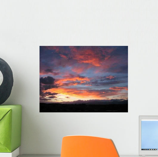 Burning Sky Wall Decal