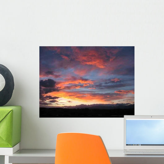 Burning Sky Wall Decal