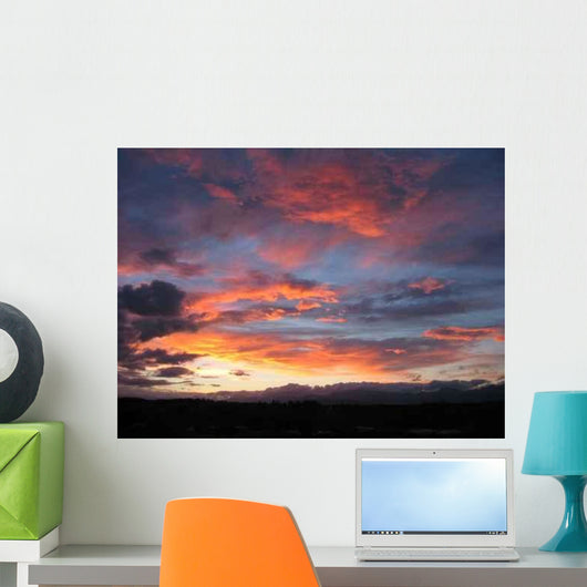 Burning Sky Wall Decal