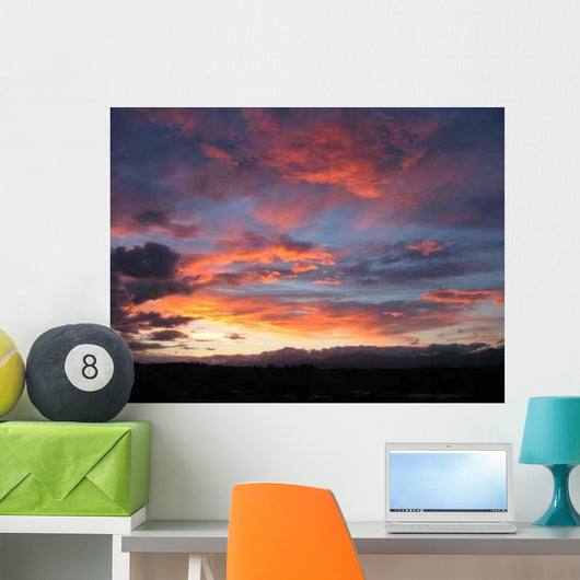 Burning Sky Wall Decal
