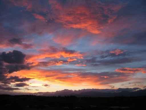Burning Sky Wall Decal