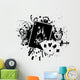 Casino Splatter Wall Decal
