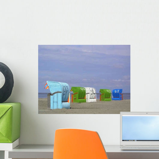 Beach Chairs Wall Decal