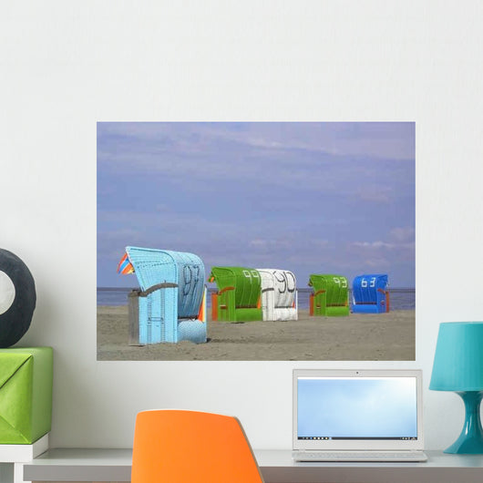 Beach Chairs Wall Decal