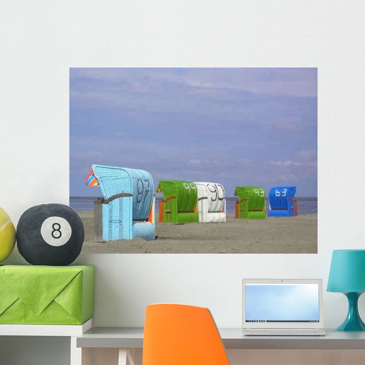Beach Chairs Wall Decal