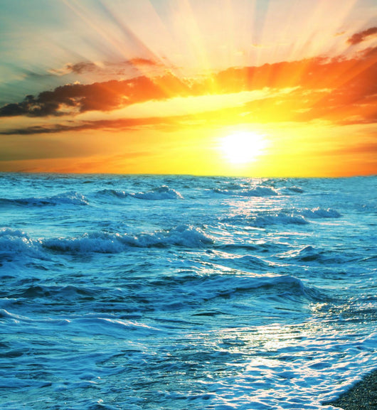 Sea sunset Wall Mural