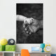 Baby's Hand Holding On To Adult Hand Wall Mural