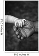Baby's Hand Holding On To Adult Hand Wall Mural