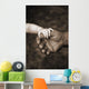 Baby's Hand Holding On To Adult Hand Wall Mural