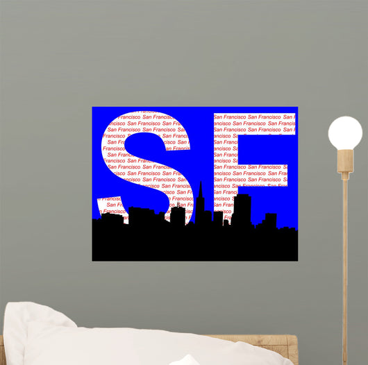 san francisco skyline Wall Mural