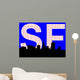 san francisco skyline Wall Mural