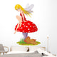 fairy elf mushroom Wall Decal