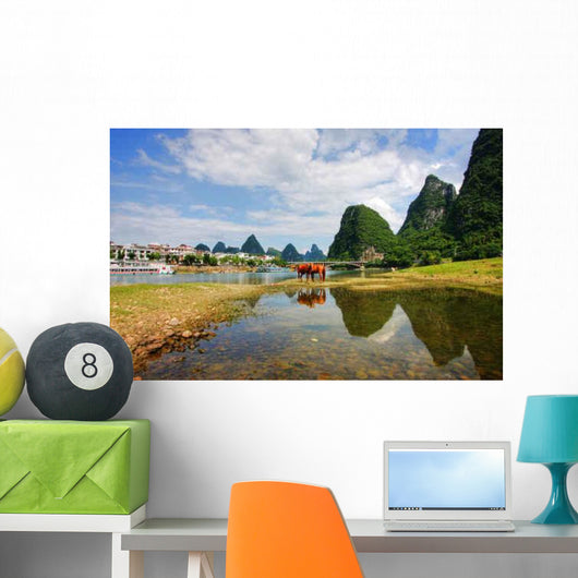 Mountain Landscape Wall Decal Design 8